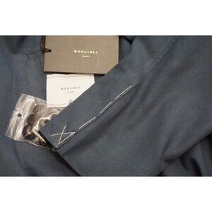 Boglioli K Jacket Teal Lightweight Wool Unstructured Sport Coat Jacket Sz 46 NEW